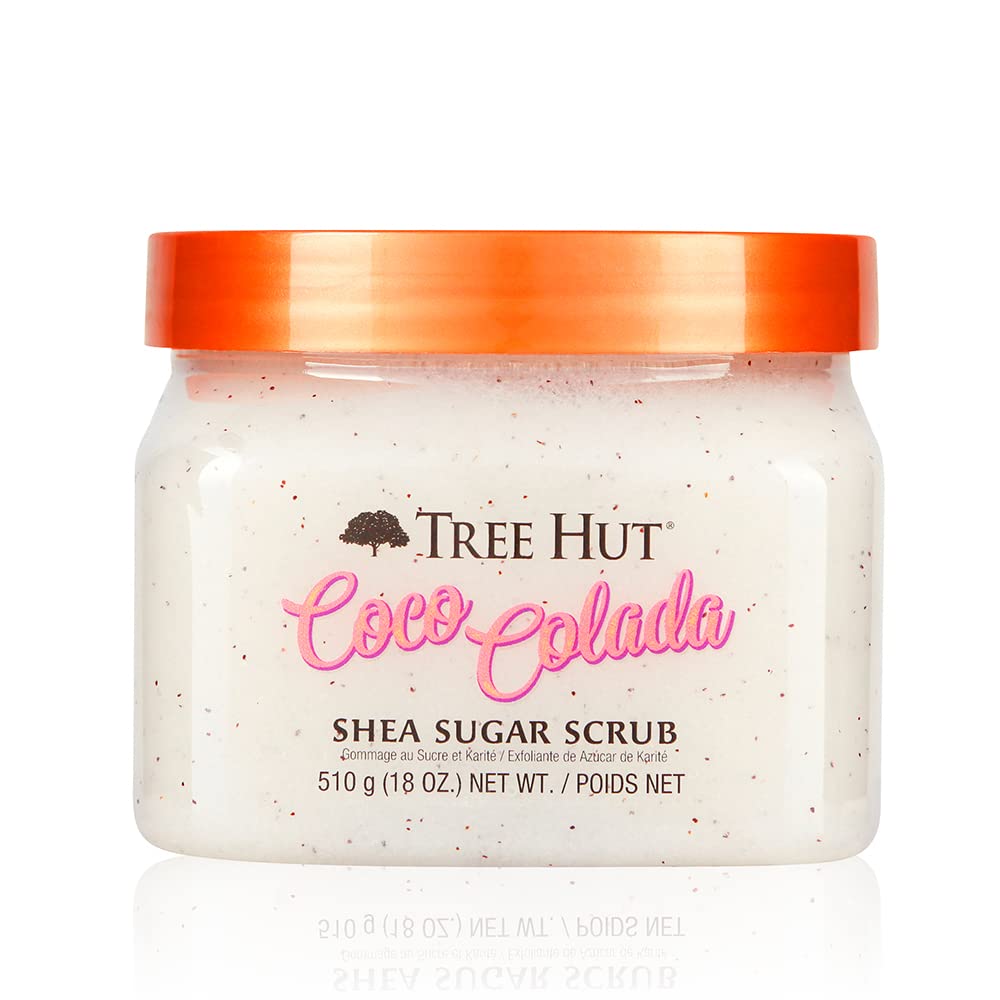 Shea Sugar Scrub, 18 oz, Ultra Hydrating and Exfoliating Scrub for Nourishing Essential Body Care